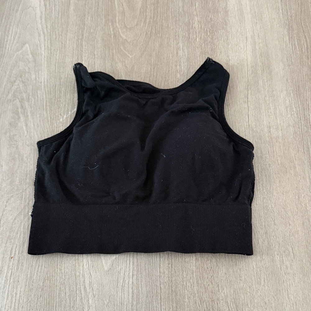 Black Crop Top
